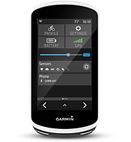Garmin Edge 1030 Bundle - Radcomputer GPS inklu. externer Sensoren, White/Black