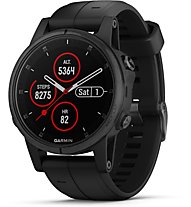 Garmin Fenix 5S Plus Sapphire - orologio GPS multisport, Black