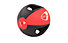 Get Fit Medicine ball 4KG - attrezzi body building, Black/Red