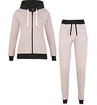 Get Fit Suit Full Zip Woody - tuta sportiva - donna, Pink/Black/White