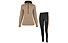 Get Fit HZ Hoody Leggings - Trainingsanzug - Damen, Brown/Black