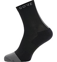 GORE WEAR Mid Socks - calzini running - uomo, Black/Grey