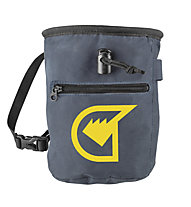 Grivel Chalk Bag Plus - portamagnesite, Grey/Yellow