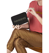 Havaianas Mini Logomania - pochette custodia, Black