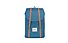 Herschel Retreat 19,5 L - Tagesrucksack, Indian Teal/Tan Synth.Leather