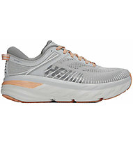 HOKA Bondi 7 - scarpe running neutre - donna, Grey/Orange
