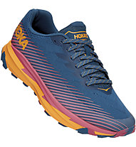 HOKA Torrent 2 - scarpe trail running - donna, Blue/Red/Orange