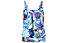Hot Stuff Aqua Flower - Top Bikini - Damen , Blue/White/Pink