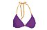 Hot Stuff Bikini Top Triangle, Purple/Orange