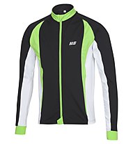 Hot Stuff Men's Brushed Jersey - Maglia Ciclismo, Black/Lime