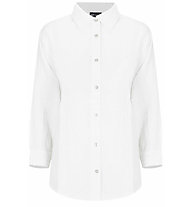 Hot Stuff Mousselin W - camicia maniche lunghe - donna, White