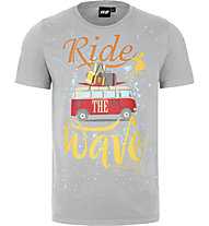Hot Stuff Ride Wave - T-Shirt - Herren, Grey