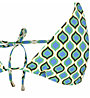 Hot Stuff Triangel W - reggiseno costume - donna, Green/Blue