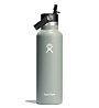 Hydro Flask 21 oz Standard Flex Straw Cap - Trinkflasche, Light Green
