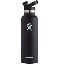 Hydro Flask Standard Mouth 0,621 L with Sport Cap - Trinkflasche, Black