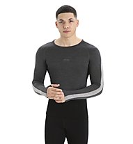 Icebreaker 200 ZoneKnit Merino - maglietta tecnica manica lunga - uomo, Black