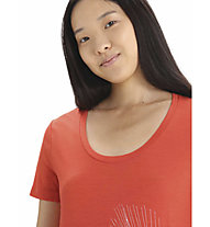 Icebreaker Merino Tech Lite II Scoop Tee Plume - T-shirt - donna, Orange