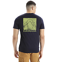 Icebreaker Tech Lite II Tee Alp - T-shirt - uomo, Dark Blue