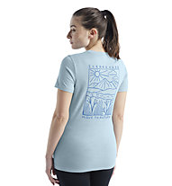 Icebreaker W Tech Lite II SS Mountain - T-shirt - donna, Light Blue
