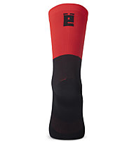 Jëuf Train Logo - calzini ciclismo, Red/Black