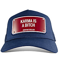 John Hatter Karma Is A Bitch - cappellino, Blue