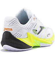 Joma Open - scarpe da padel - uomo, White/Yellow