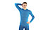 Kaikkialla Aatami - maglietta tecnica alpinismo - uomo, Light Blue/Blue