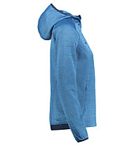 Kaikkialla Tuire powerstretch - giacca in pile con cappuccio - donna, Blue
