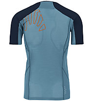 Karpos Lavaredo - T-shirt trekking - uomo, Light Blue/Dark Blue/Orange
