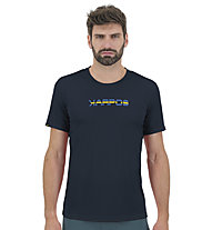 Karpos Loma - T-shirt trekking - uomo, Blue/light Blue/Yellow