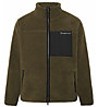 Knowledge Cotton Teddy fleece M - felpa - uomo, Dark Green