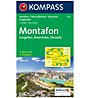 Kompass Carta N.032: Montafon, Gargellen, Bielerhöhe, Silvretta 1:25.000, 1:25.000