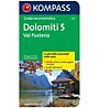 Kompass Carta N.5711: Dolomiti 5: Val Pusteria 1:35.000, 1:35.000