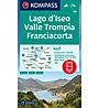 Kompass Carta N.106: Lago d'Iseo, Valle Trompia, Franciacorta 1:50.000, 1:50.000