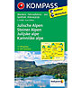 Kompass Carta N° 2801 Julische Alpen - Steiner Alpen, 1: 75.000