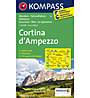 Kompass Carta N° 55 Cortina D'Ampezzo, 1: 50.000