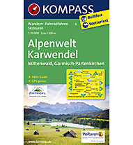 Kompass Karte Nr. 6 Alpenwelt Karwendel, Mittenwald, Garmisch-Partenkirchen, 1:50.000
