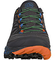 La Sportiva Akasha II - scarpe trail running - uomo, Black/Light Blue/Orange