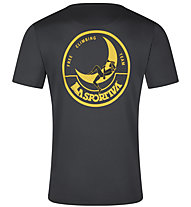 La Sportiva Climbing on the Moon - T-Shirt - uomo, Dark Grey