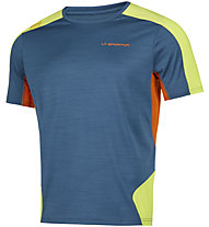 La Sportiva Compass M - T-Shirt trekking - uomo, Blue/Green/Orange