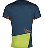 La Sportiva Grip - T-shirt - uomo, Light Green/Dark Blue/Orange