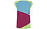La Sportiva Hold - T-Shirt arrampicata - donna, Light Blue/Green/Dark Pink