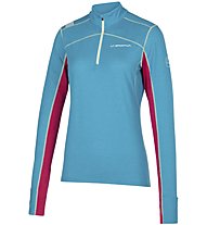 La Sportiva Swift - maglia a manica lunga - donna, Light Blue/Pink