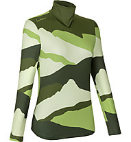 LaMunt Ivana Tech Arty L/S - felpa in pile - donna, Green/Light Green