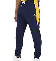 Le Coq Sportif Saison 2 Regular - pantaloni fitness - uomo, Blue/Yellow