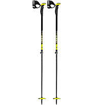 Leki Aergon 2 V - bastoncino scialpinismo, Black/Yellow