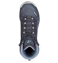 Lowa Ferrox GTX MID W - scarpe da trekking - donna, Light Blue/Black/Pink