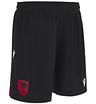 Macron Albania 2024 Home - pantaloni calcio - uomo, Black/Red