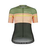 maloja MadrisaM. - maglia ciclismo - donna, Green/Orange/Black
