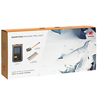 Mammut Barryvox Package Pro Light - Set Lawinenverschüttetensuchgerät + Schaufel + Sonde, Light Grey/Orange